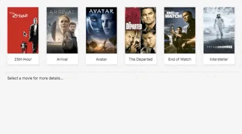 Click on details on a slow connection and user will see the loading indicator
